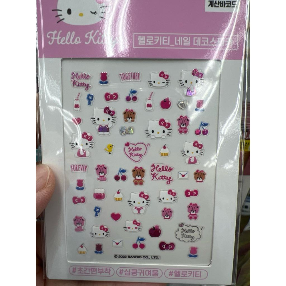 韓國🇰🇷大創凱蒂貓 美樂蒂 指甲貼 紙膠帶 迴紋針📎 現貨🔥-細節圖7