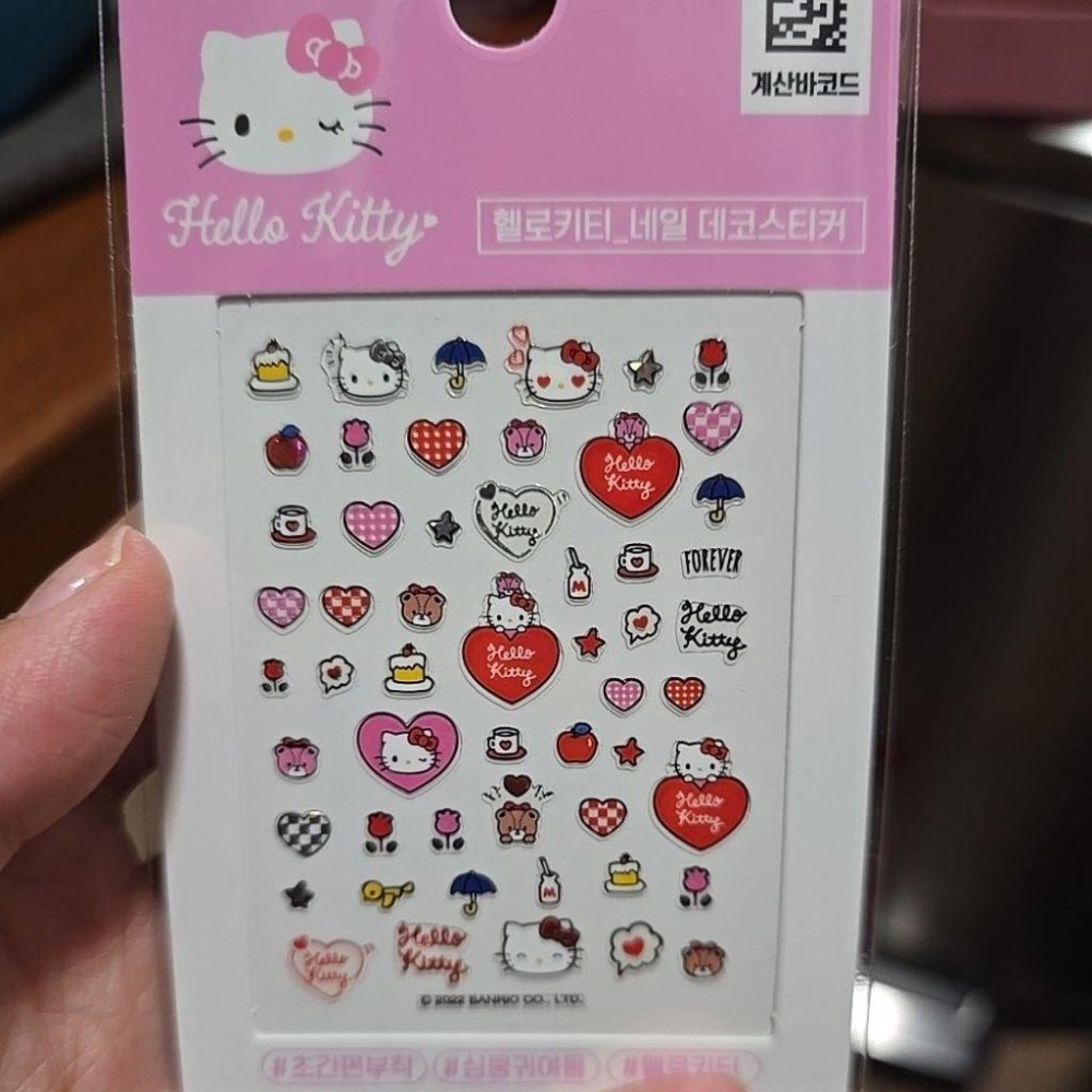 韓國🇰🇷大創凱蒂貓 美樂蒂 指甲貼 紙膠帶 迴紋針📎 現貨🔥-細節圖6
