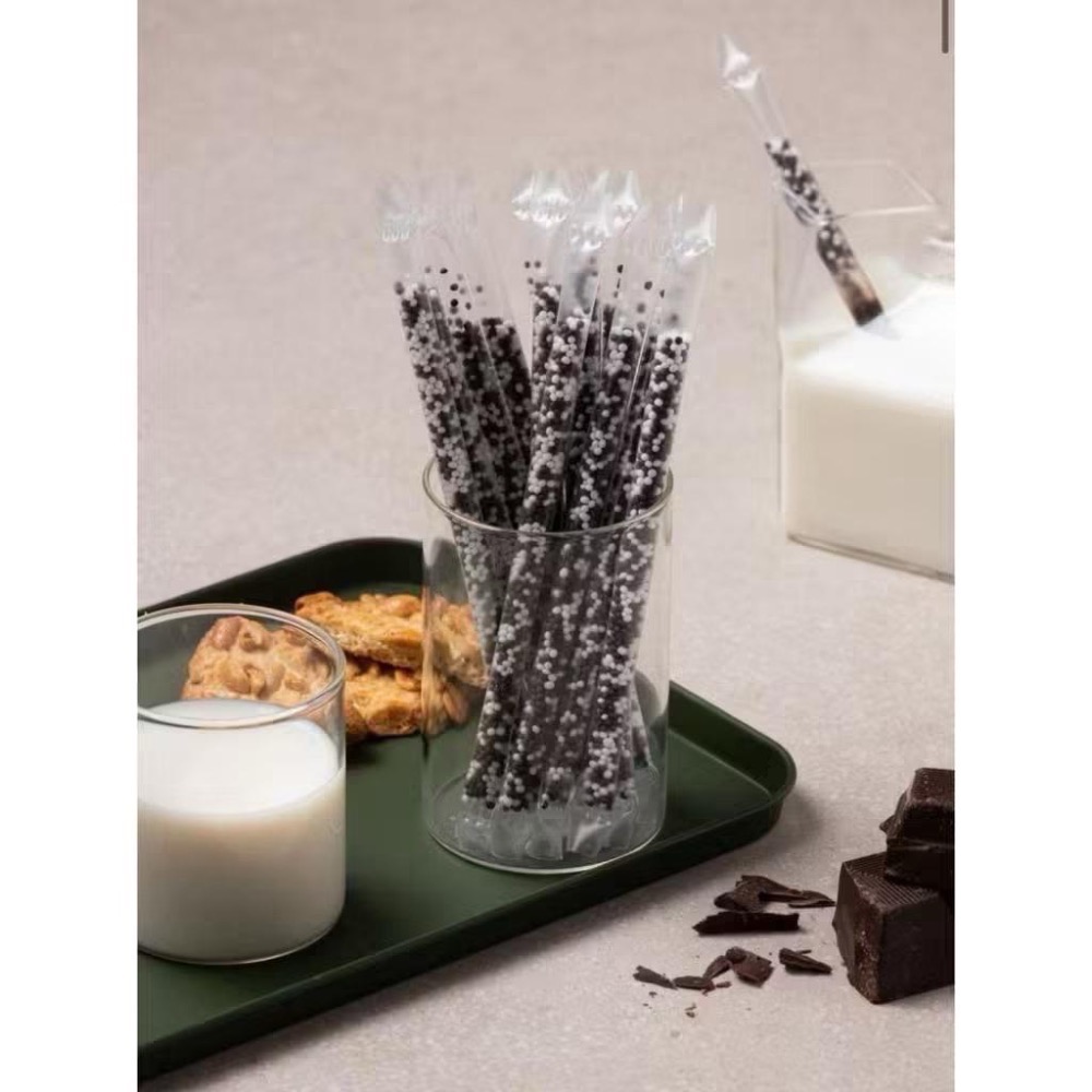 韓國🇰🇷No brand巧克力🍫草莓巧克力牛奶吸管 6g*13入-細節圖2