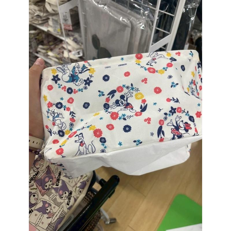 日本🇯🇵大創 中型帆布收納籃 庫洛米 迪士尼 小熊維尼28x20x16cm-細節圖2