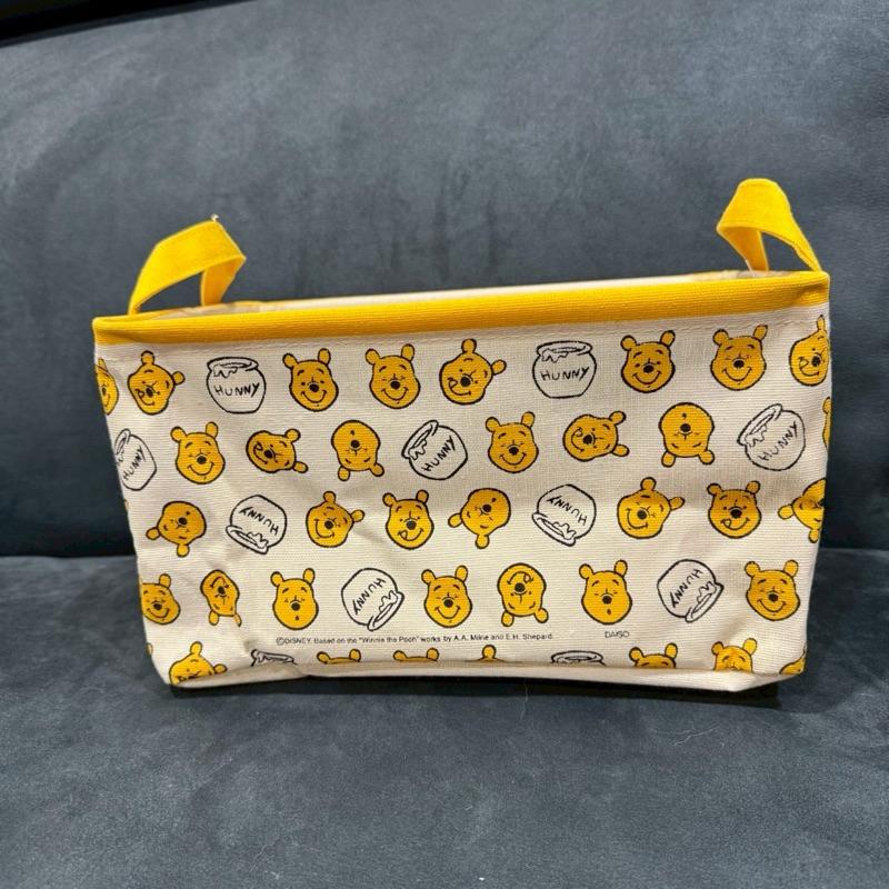 日本🇯🇵大創 中型帆布收納籃 庫洛米 迪士尼 小熊維尼28x20x16cm-細節圖3