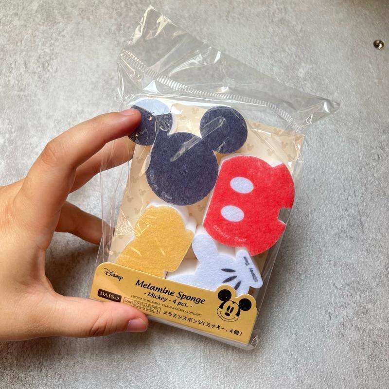 日本🇯🇵大創 迪士尼 米奇 米妮 唐老鴨 木漿海綿/壓縮纖維海綿 米奇科技海綿-細節圖4