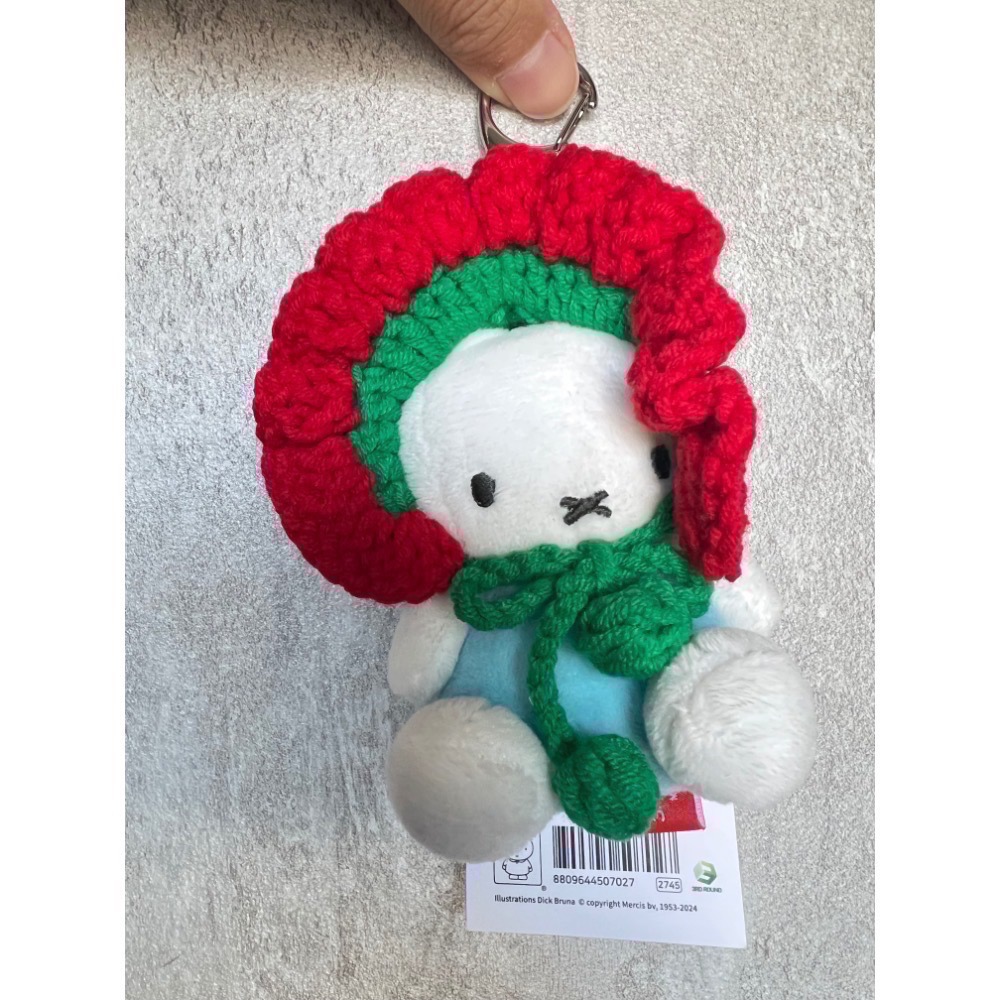 韓國🇰🇷聖水洞米菲兔專賣店 哭哭米菲大頭吊飾烤麵包米菲兔 烤焦針織帽米菲兔吊飾-細節圖6