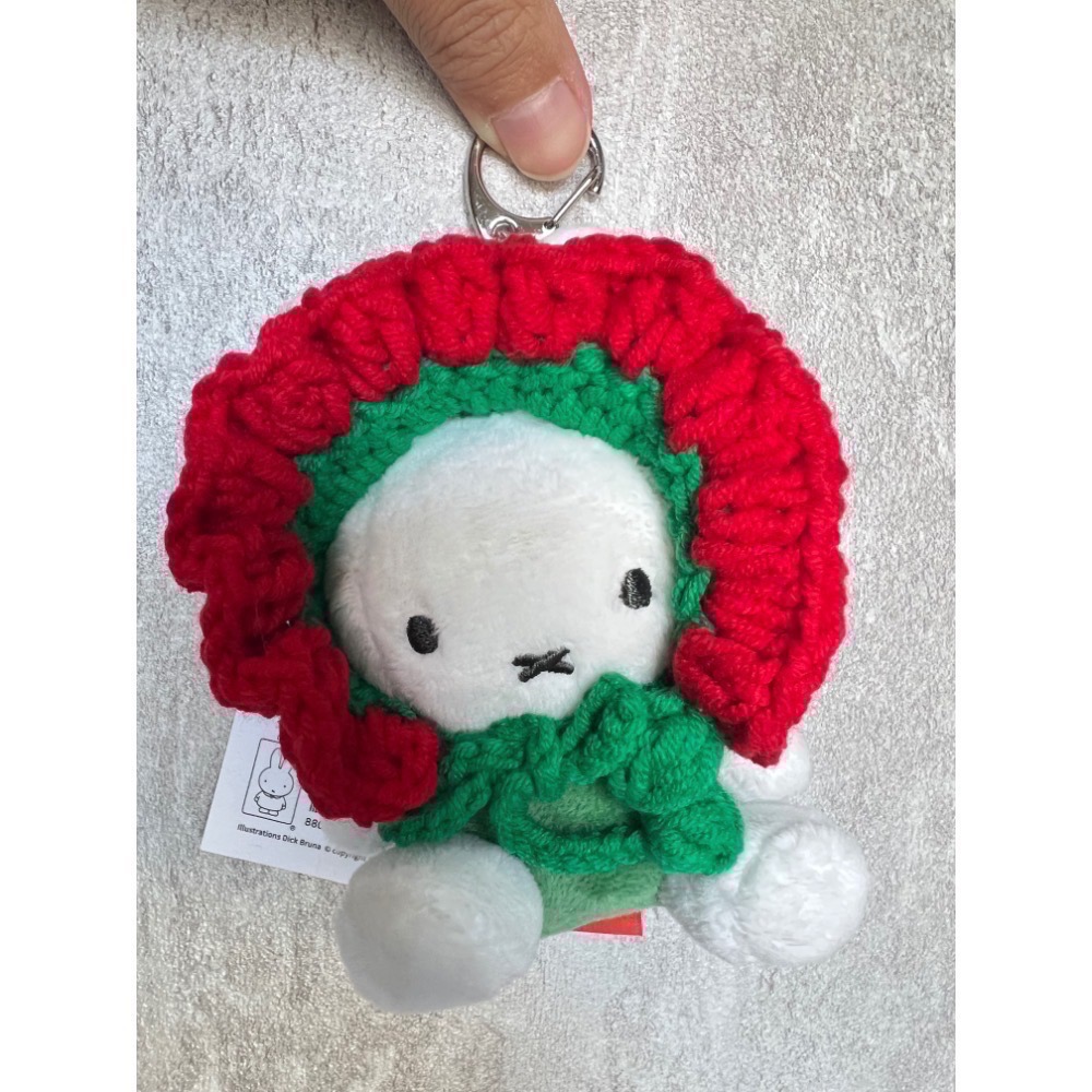 韓國🇰🇷聖水洞米菲兔專賣店 哭哭米菲大頭吊飾烤麵包米菲兔 烤焦針織帽米菲兔吊飾-細節圖8