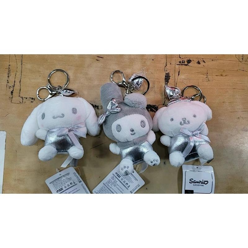 三麗鷗 韓國🇰🇷限定 銀色愛心8cm吊飾 凱蒂貓 帕恰狗 酷洛米 美樂蒂 布丁狗 大耳狗 現貨🔥-細節圖5