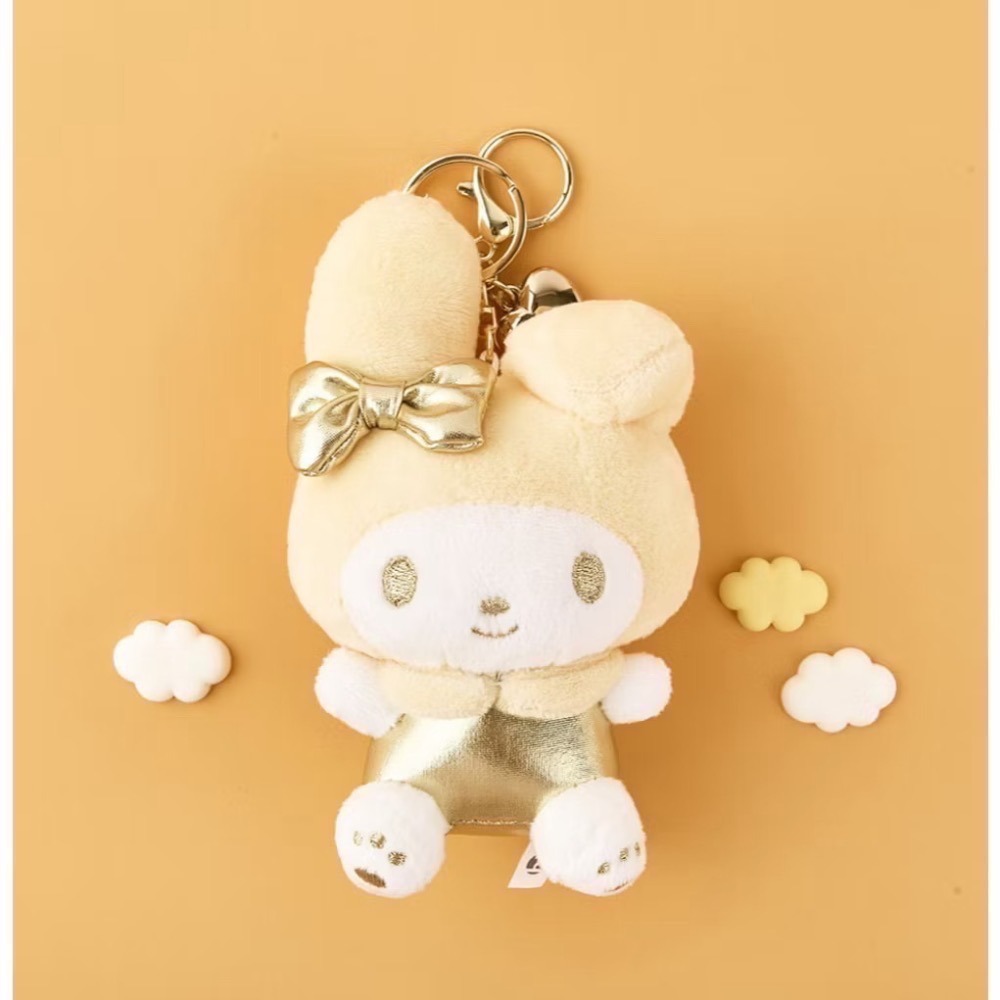 三麗鷗 韓國🇰🇷限定 金色/銀色愛心8cm吊飾 凱蒂貓 帕恰狗 酷洛米 美樂蒂 布丁狗 大耳狗 現貨🔥-規格圖6