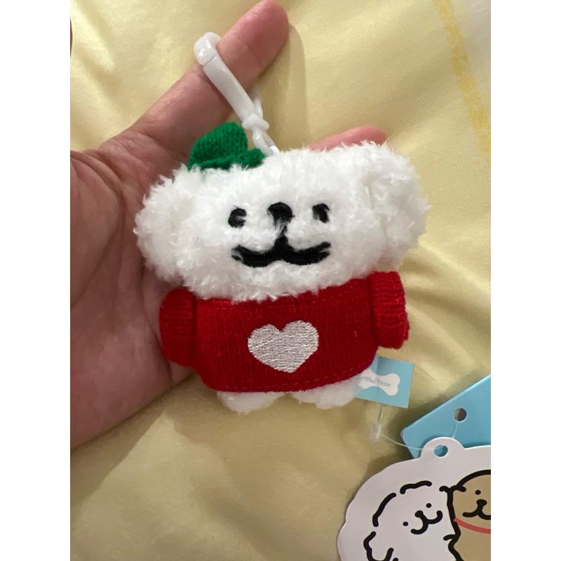 韓國🇰🇷線條小狗Maltese 8公分吊飾 小白 金毛-細節圖6