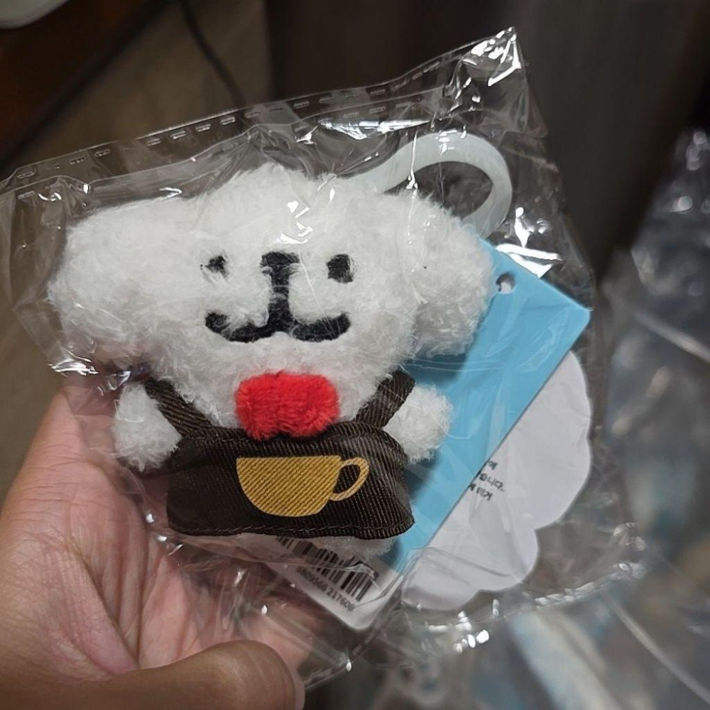 韓國🇰🇷線條小狗Maltese 8公分吊飾 小白 金毛-細節圖9