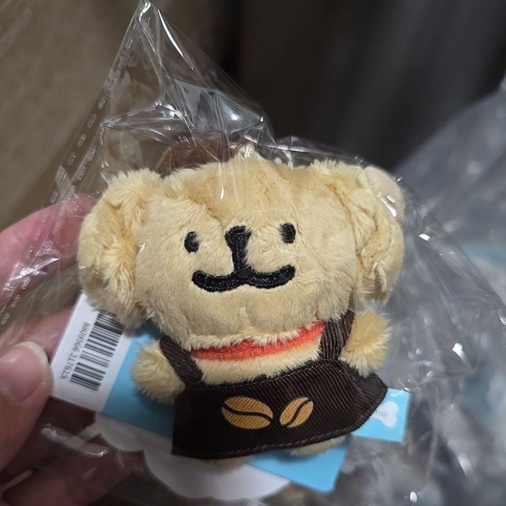 韓國🇰🇷線條小狗Maltese 8公分吊飾 小白 金毛-細節圖8