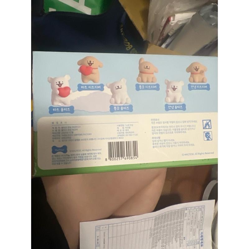 韓國🇰🇷線條小狗盲盒 第一彈藍盒/第二彈綠盒 隨機出貨🚚-細節圖4