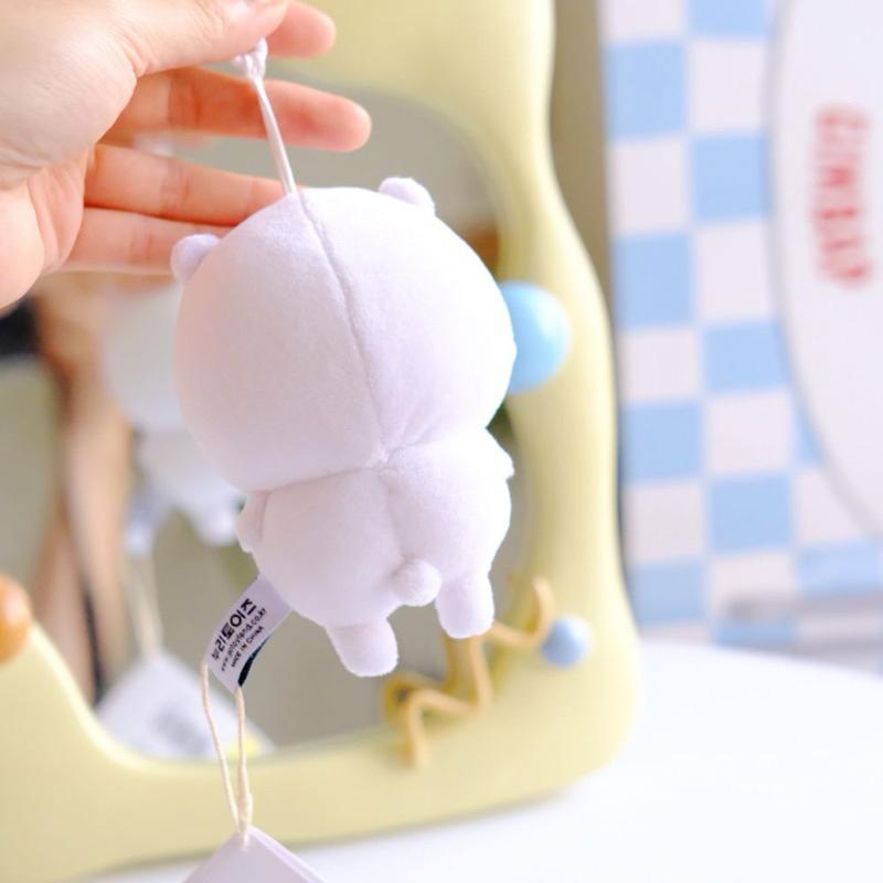 韓國🇰🇷自嘲熊吊飾 13公分 笑臉/拉麵🍜/奶茶🥤/ 幸福/流汗-細節圖3