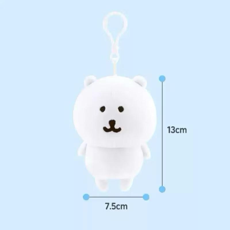 韓國🇰🇷自嘲熊吊飾 13公分 笑臉/拉麵🍜/奶茶🥤/ 幸福/流汗-細節圖4