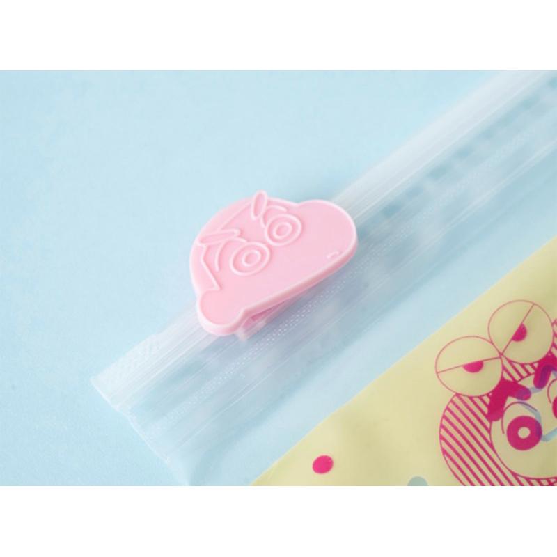 韓國🇰🇷大創蠟筆小新 小物夾鏈收納袋4入/自黏袋25入一包/小新防衛隊夾鏈袋4入-細節圖3