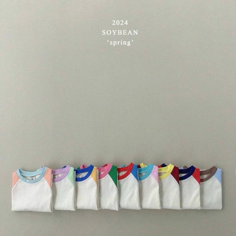 韓國🇰🇷soybean童裝撞色上衣-細節圖2