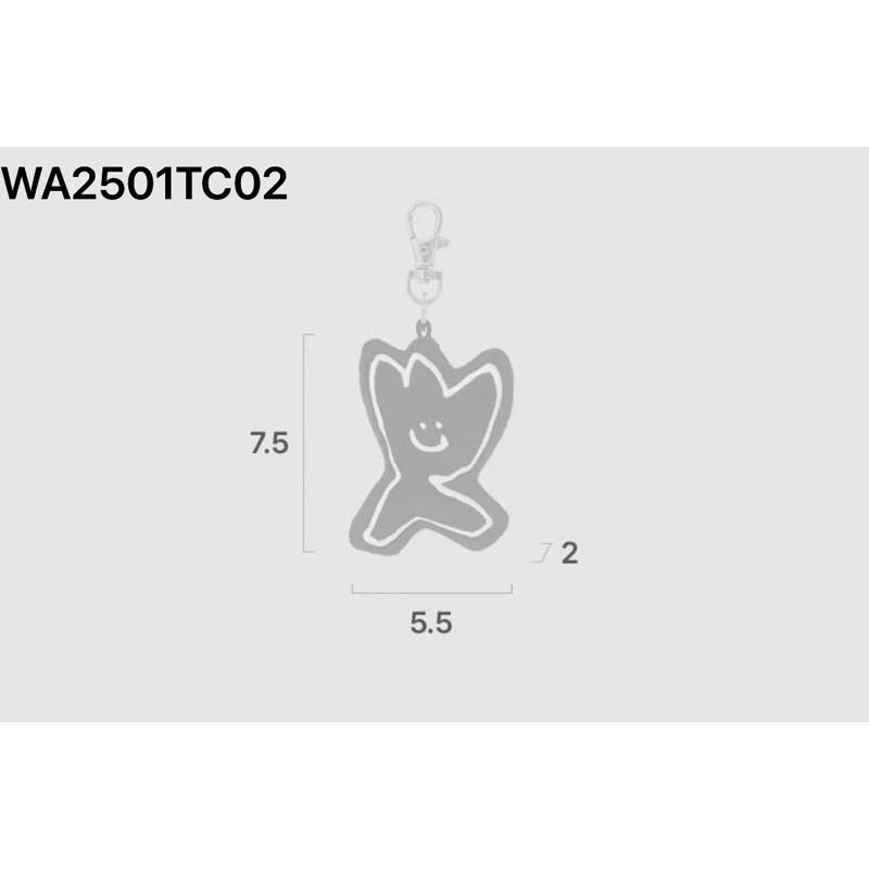 韓國🇰🇷Wacky Willy行李吊牌/小吊飾鑰匙圈 小花鑰匙圈-細節圖7