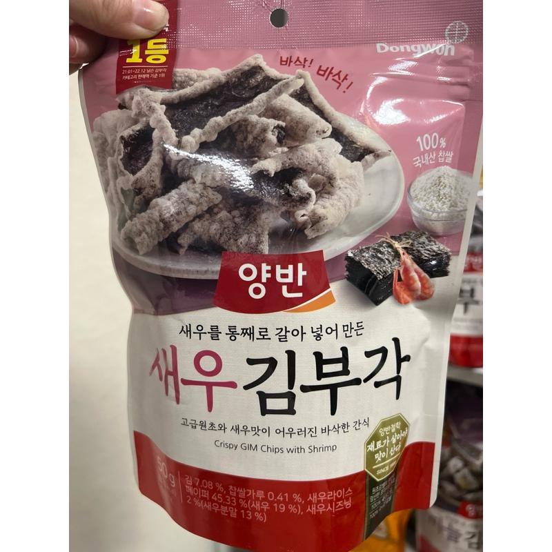 韓國🇰🇷東遠海苔脆片 蒜味/蝦味 現貨-細節圖4