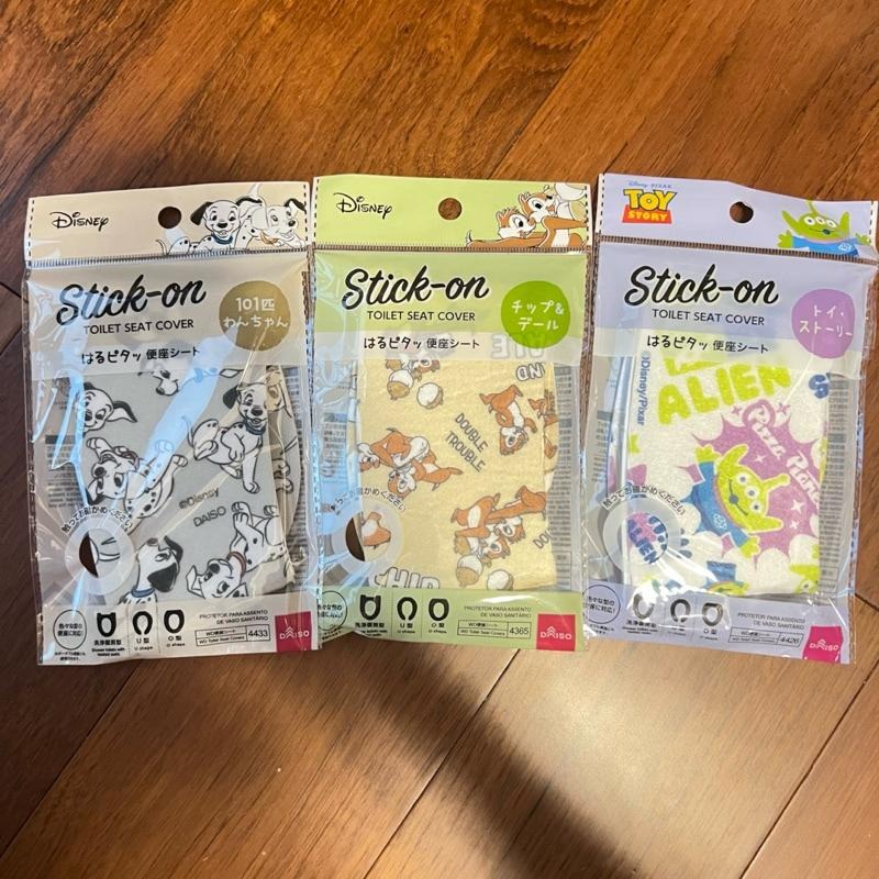 日本🇯🇵大創 迪士尼 粘貼式馬桶坐墊 馬桶貼 黏貼式保暖坐墊-細節圖4