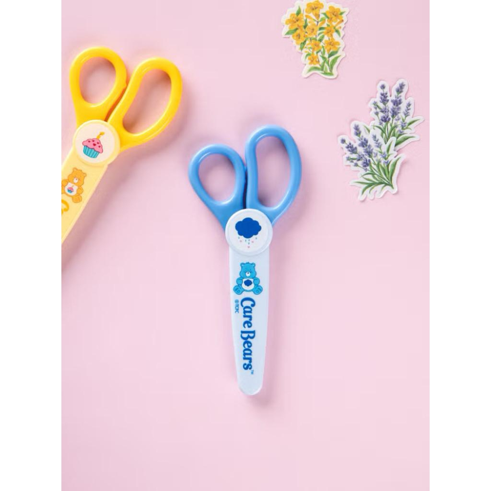韓國🇰🇷大創 Care bear B鉛筆12入 安全剪刀兩入組 兒童剪刀兩入組-細節圖4