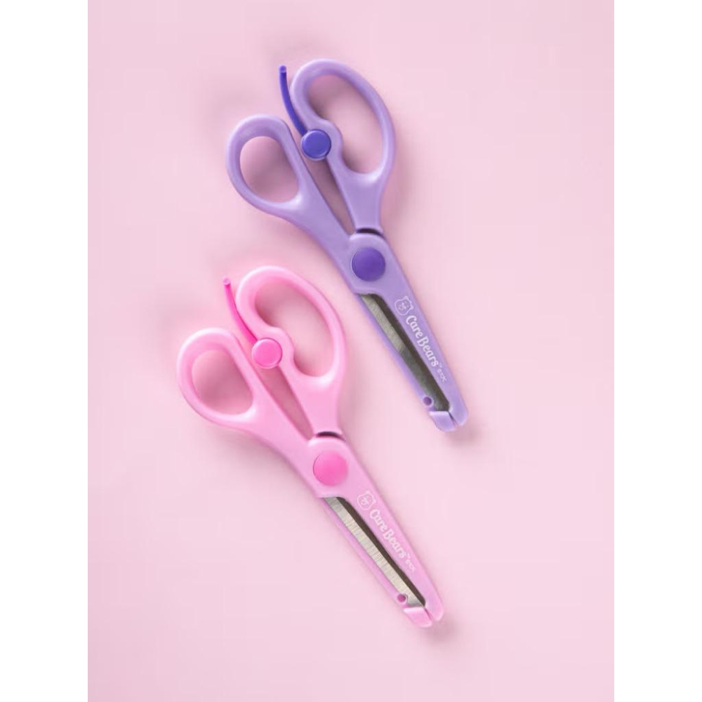 韓國🇰🇷大創 Care bear B鉛筆12入 安全剪刀兩入組 兒童剪刀兩入組-細節圖6