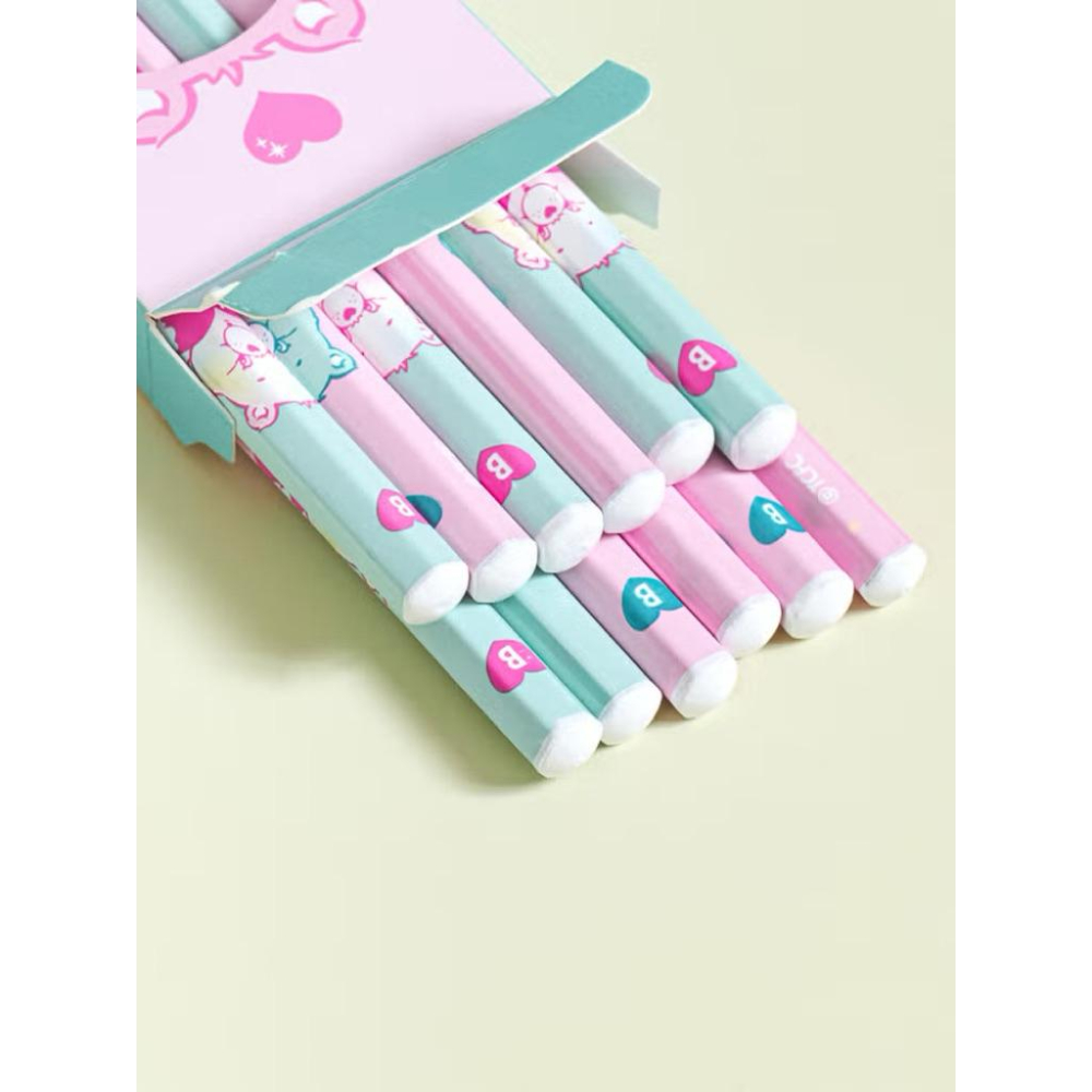 韓國🇰🇷大創 Care bear B鉛筆12入 安全剪刀兩入組 兒童剪刀兩入組-細節圖8