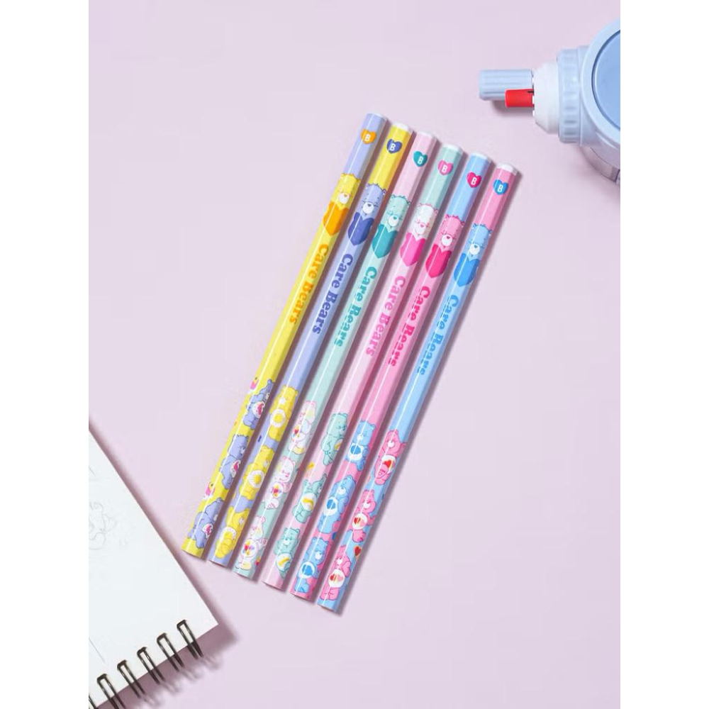 韓國🇰🇷大創 Care bear B鉛筆12入 安全剪刀兩入組 兒童剪刀兩入組-細節圖9
