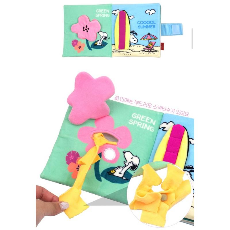 韓國🇰🇷Snoopy 寵物藏食響紙故事書 零食 舒壓玩具-細節圖3