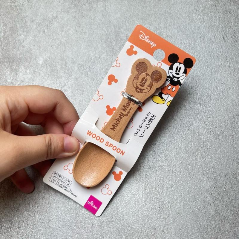 日本🇯🇵大創 迪士尼 米奇 米妮 唐老鴨 黛西 木湯匙-細節圖3