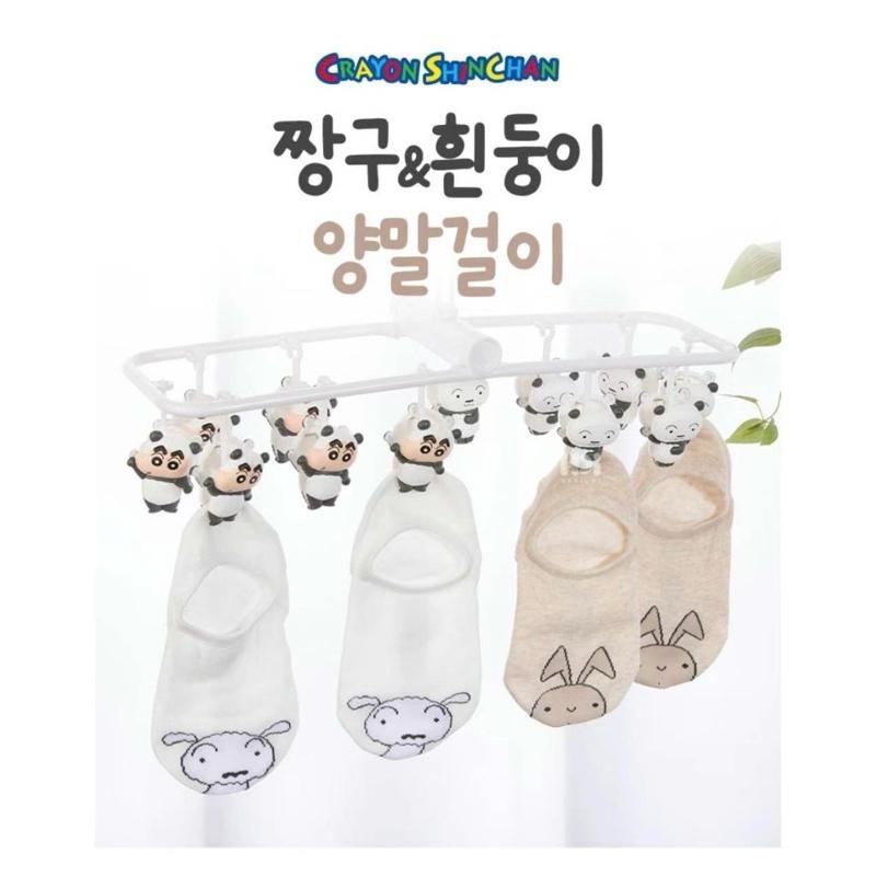 韓國🇰🇷蠟筆小新熊貓裝系列 夾鏈袋16入 小夾子兩件組 原價出清-細節圖7