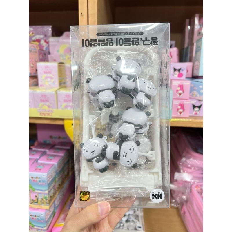 韓國🇰🇷蠟筆小新熊貓裝系列 夾鏈袋16入 小夾子兩件組 原價出清-細節圖3