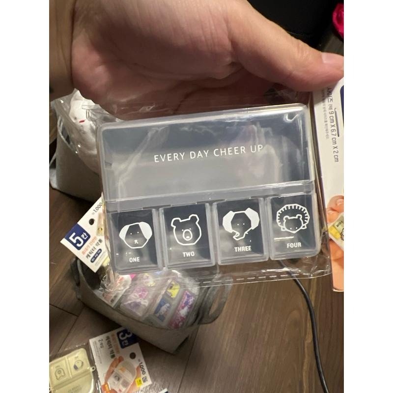 韓國🇰🇷大創三格/四格/五格 收納盒 藥盒 玩具總動員-細節圖4