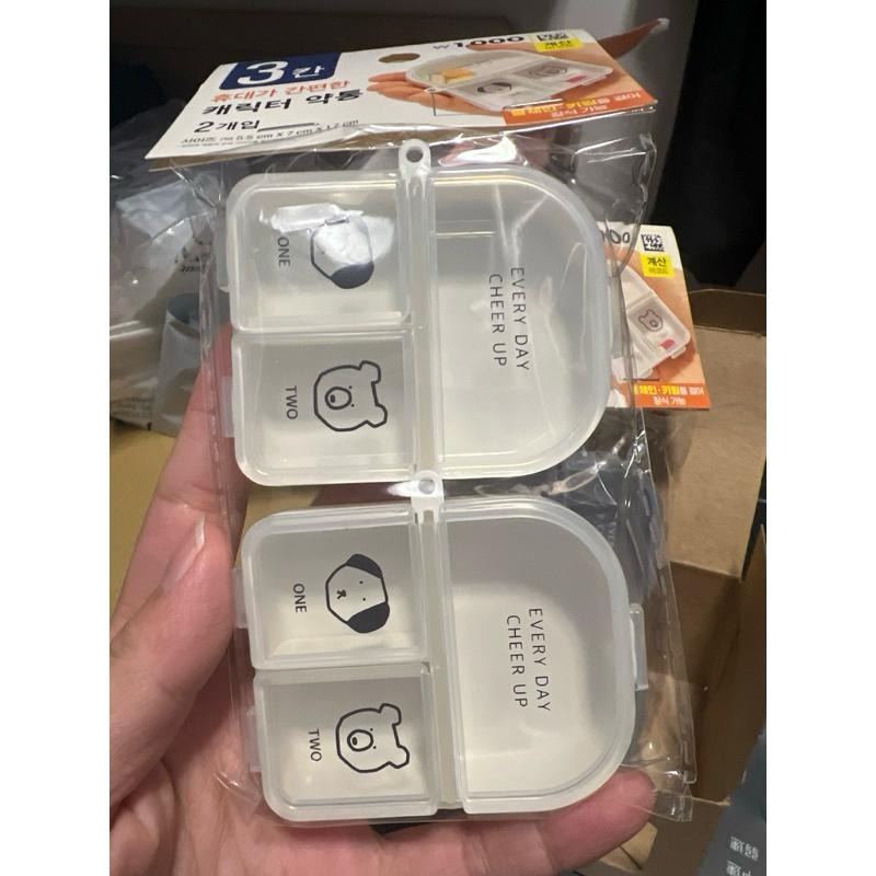 韓國🇰🇷大創三格/四格/五格 收納盒 藥盒 玩具總動員-細節圖6