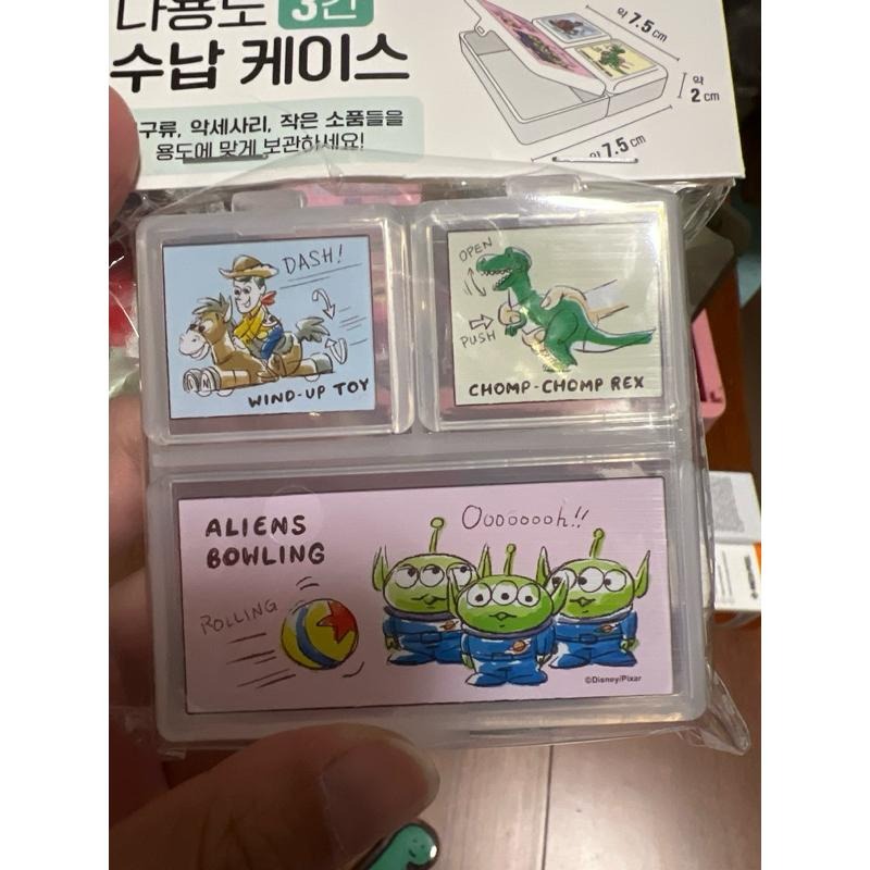 韓國🇰🇷大創三格/四格/五格 收納盒 藥盒 玩具總動員-細節圖7