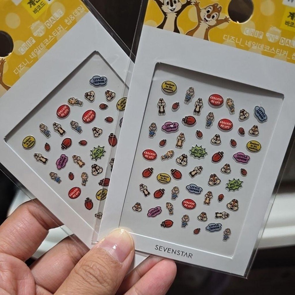 韓國🇰🇷指甲貼 迪士尼 奇奇蒂蒂 Dumbo  Care bear 指甲貼-細節圖2