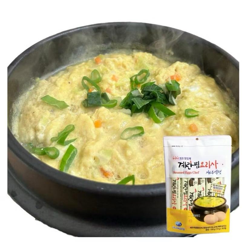 韓國🇰🇷 蒸蛋廚師蝦魚醬調味料 10p*10g 現貨在台-細節圖2