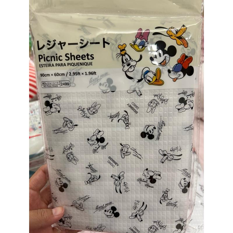日本🇯🇵大創薄型野餐墊 凱蒂貓 維尼 迪士尼 現貨🔥-細節圖3