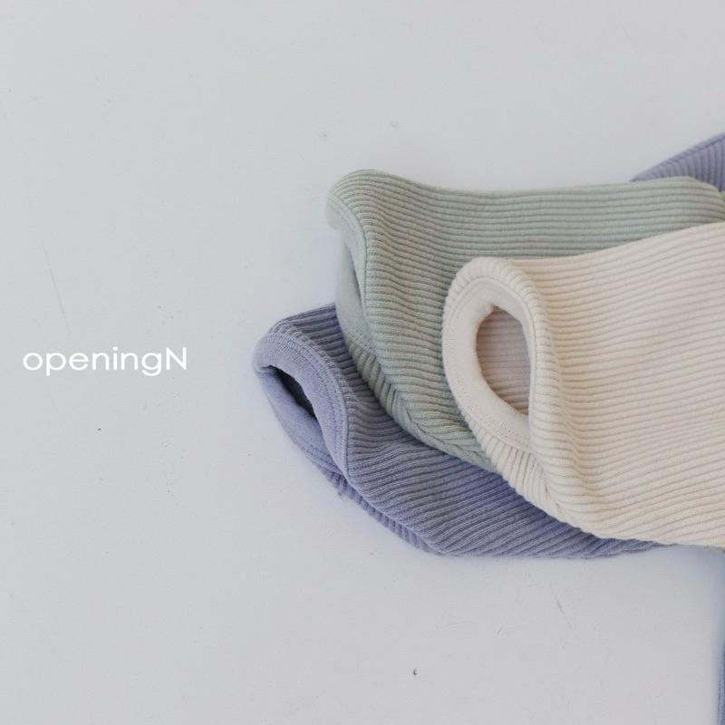 韓國🇰🇷openingN 童裝寬版落肩螺紋上衣-細節圖6