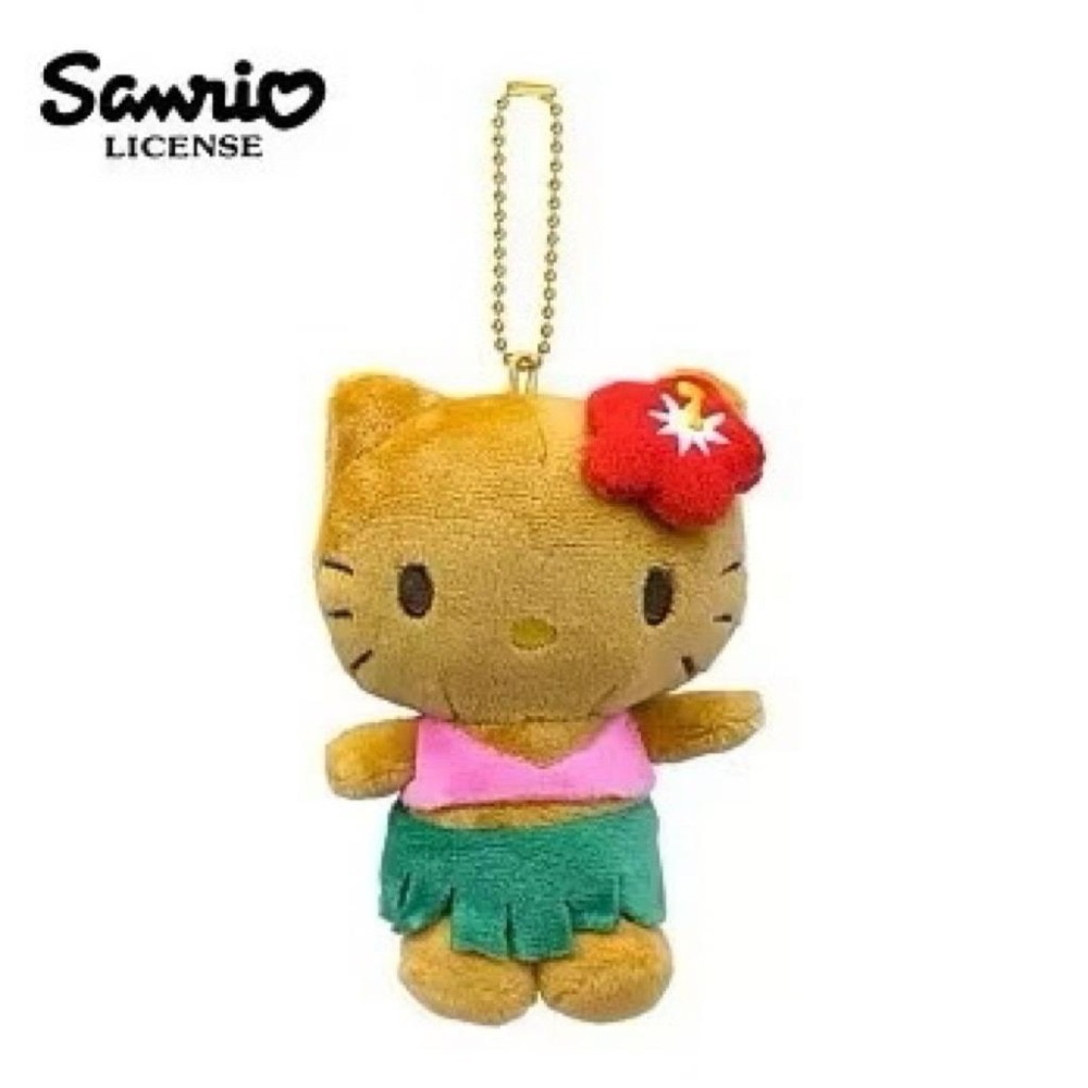 日本🇯🇵烤焦凱蒂貓愛心扣吊飾12公分 比基尼凱蒂貓吊飾  曬黑凱蒂貓愛心扣零錢包-細節圖3