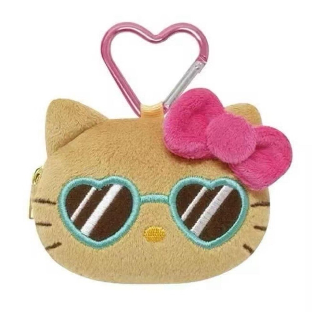 日本🇯🇵烤焦凱蒂貓愛心扣吊飾12公分 比基尼凱蒂貓吊飾  曬黑凱蒂貓愛心扣零錢包-細節圖6