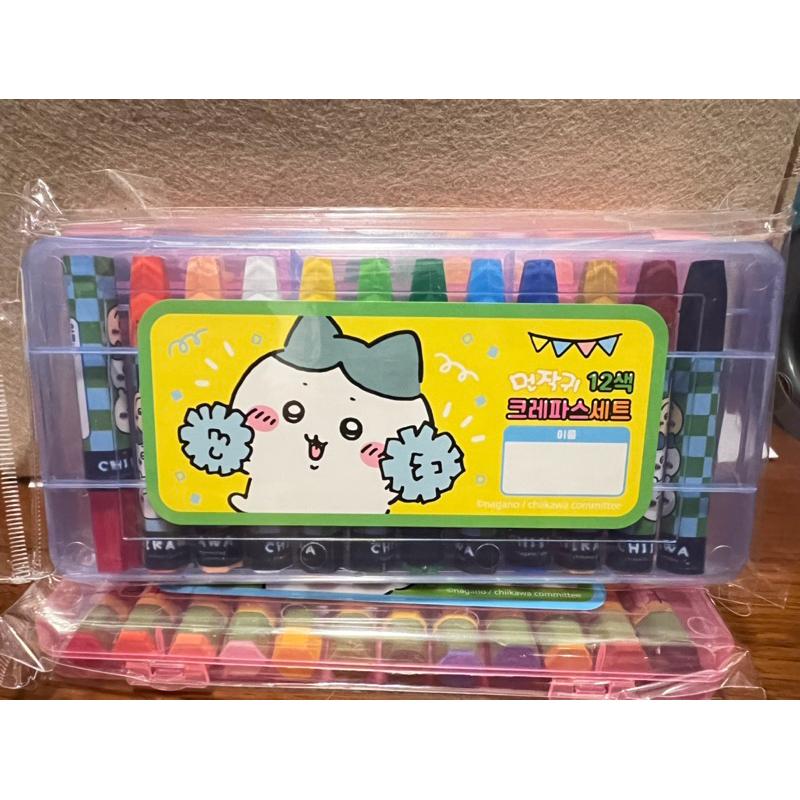 韓國🇰🇷吉伊卡哇12色蠟筆🖍️ 粉盒/藍盒 雙頭螢光筆 粉盒/藍盒 現貨-細節圖5