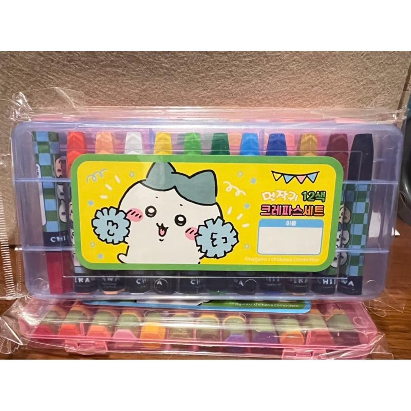 韓國🇰🇷吉伊卡哇12色蠟筆🖍️ 粉盒/藍盒 雙頭螢光筆 粉盒/藍盒 現貨-細節圖5