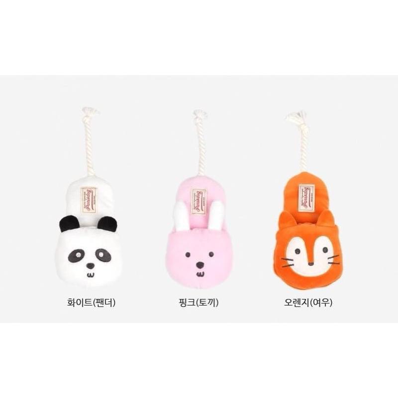 韓國🇰🇷Parisdog 動物拖鞋藏食繩結玩具-細節圖3