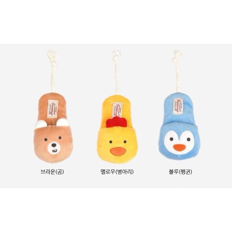 韓國🇰🇷Parisdog 動物拖鞋藏食繩結玩具-細節圖4