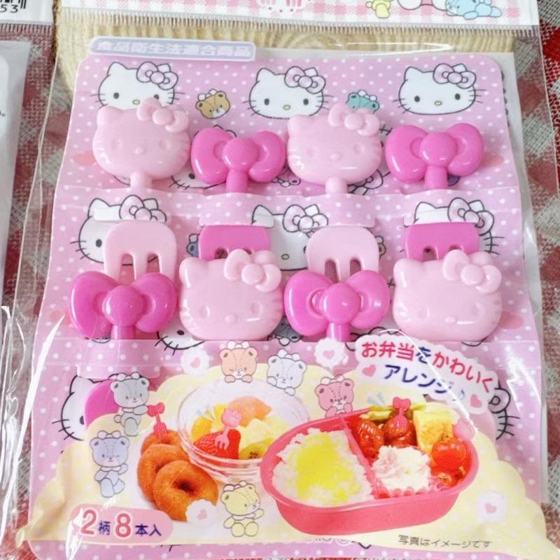 日本🇯🇵代購 三麗鷗食物叉 野餐小叉子 凱蒂貓8入 漢頓三麗鷗男團 大耳狗 布丁狗 食物叉 可愛小叉子 6入現貨🔥-細節圖2