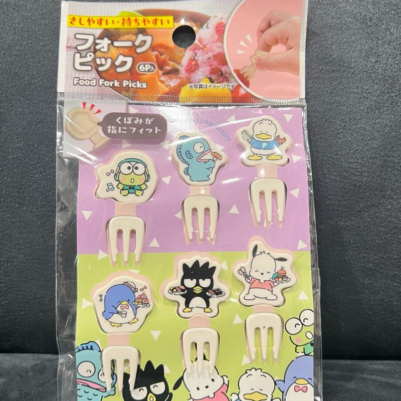 日本🇯🇵代購 三麗鷗食物叉 野餐小叉子 凱蒂貓8入 漢頓三麗鷗男團 大耳狗 布丁狗 食物叉 可愛小叉子 6入現貨🔥-細節圖3