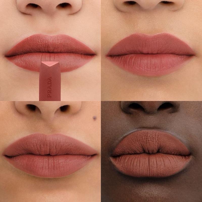 韓國🇰🇷免稅店Prada潤唇膏U000寶寶藍/ U001薄荷綠/U002香蕉黃/尼龍柔霧唇膏（免稅店購入無提袋）-細節圖6