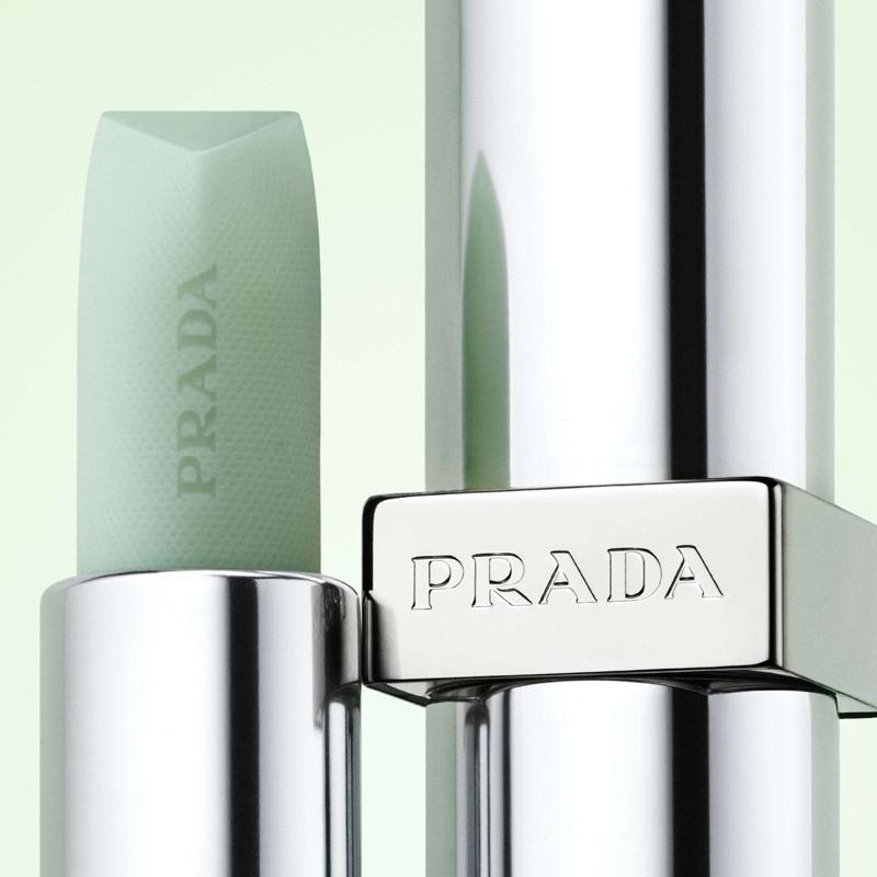 韓國🇰🇷免稅店Prada潤唇膏U000寶寶藍/ U001薄荷綠/U002香蕉黃/尼龍柔霧唇膏（免稅店購入無提袋）-細節圖4