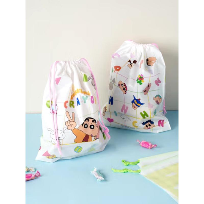 韓國🇰🇷大創蠟筆小新束口袋2入-細節圖2