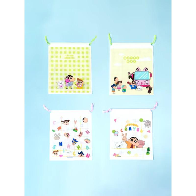 韓國🇰🇷大創蠟筆小新束口袋2入-細節圖4
