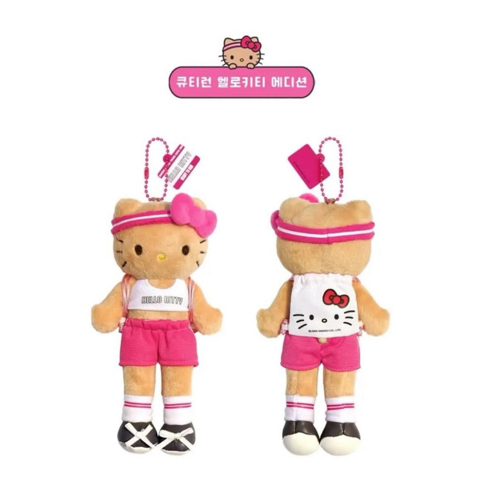 現貨在台 OY x三麗鷗 Cute run路跑聯名吊飾 長腿凱蒂貓 庫洛米 美樂蒂 大耳狗 帕恰狗 醜魚漢頓 布丁狗-細節圖2