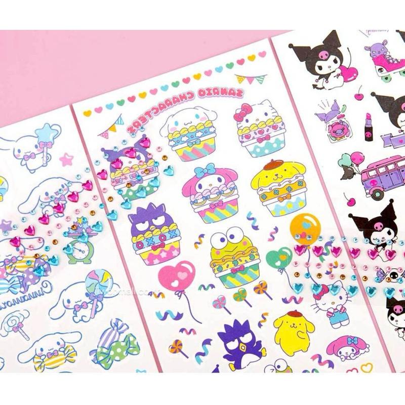 韓國🇰🇷三麗鷗紋身貼紙 轉印貼紙 凱蒂貓/庫洛米/大耳狗/三麗鷗家族/美樂蒂/帕恰狗-細節圖2